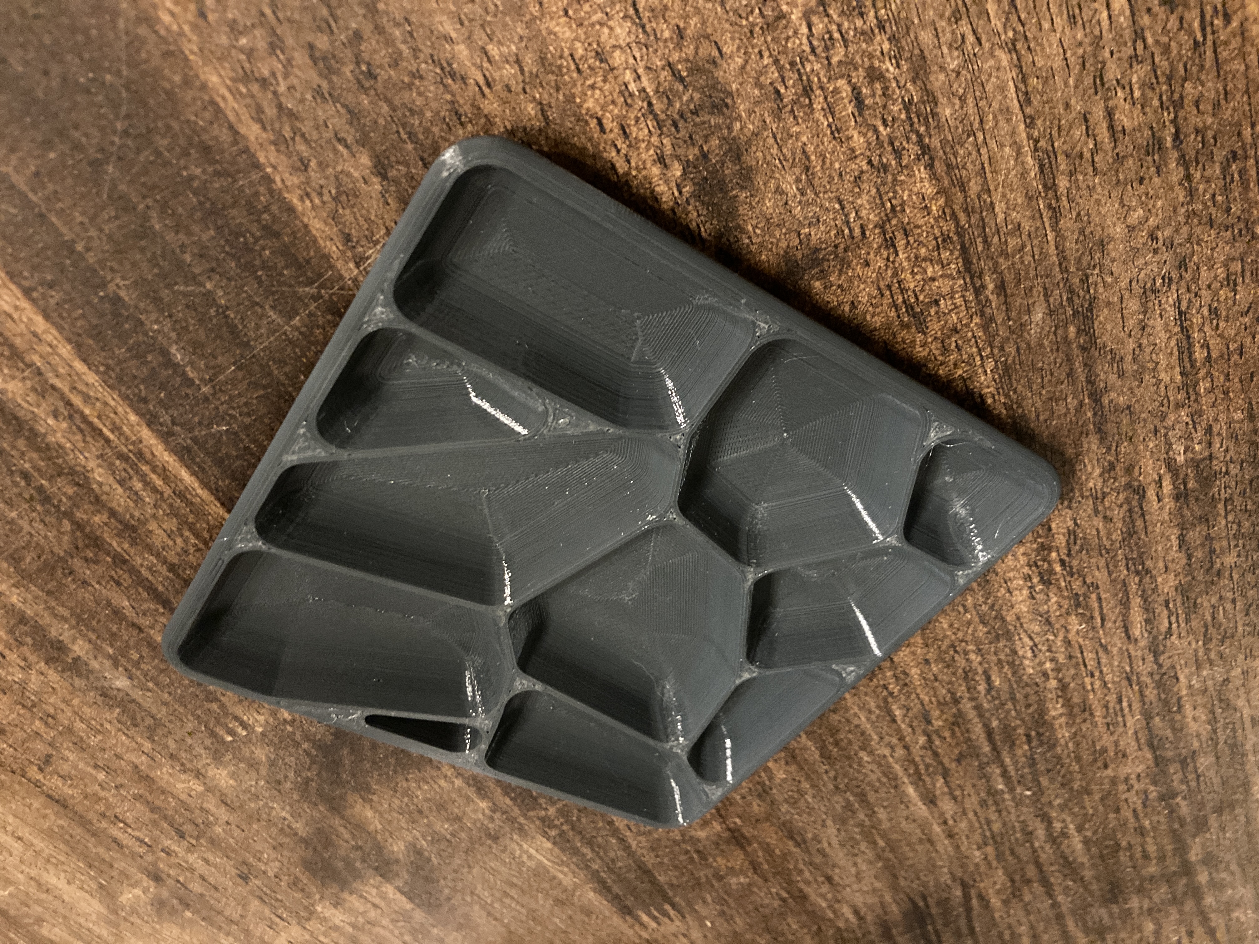 Voronoi Small Parts Sorting Tray - 125mm square