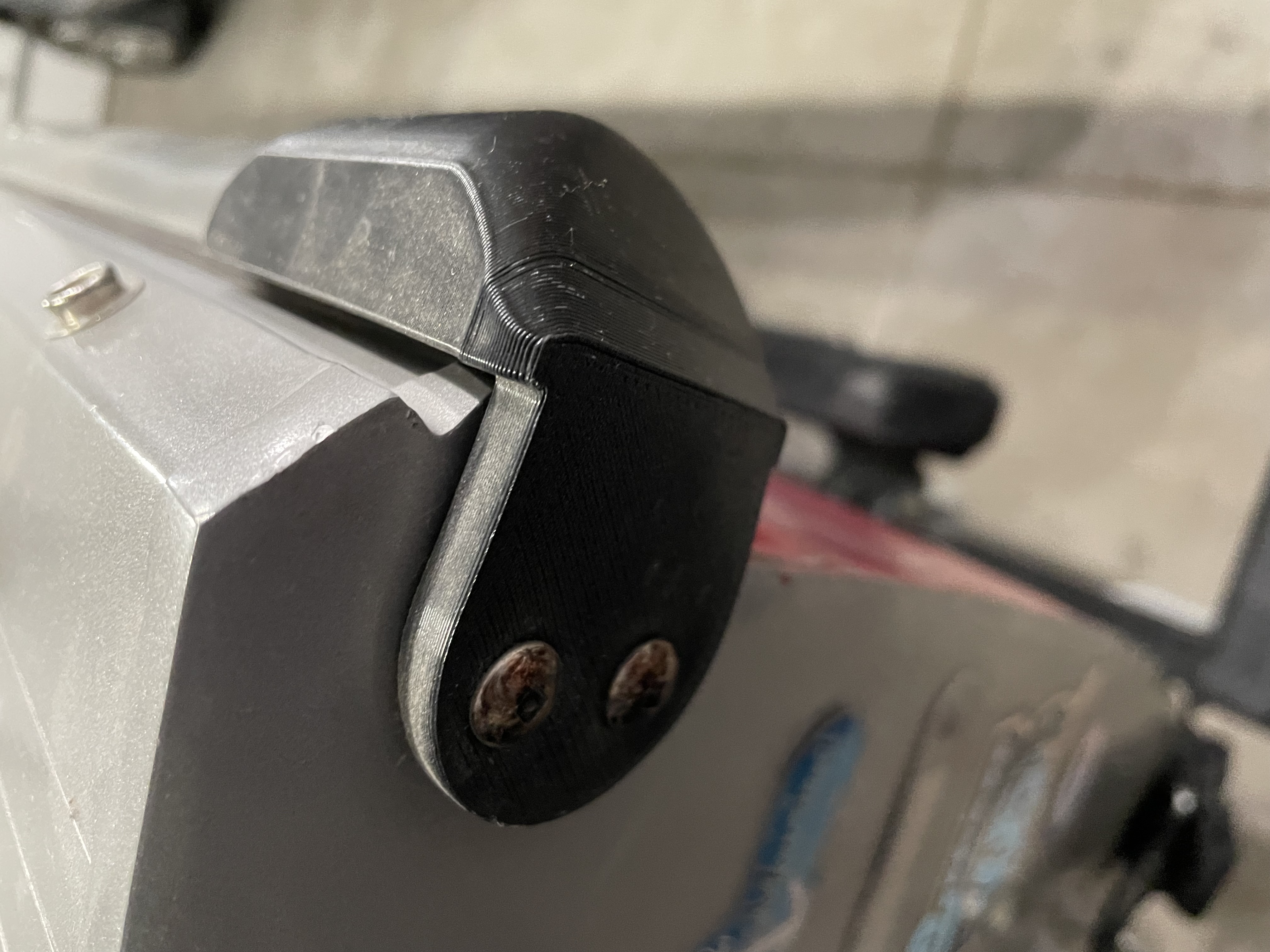 Crestliner fishing boat rear bumper cover