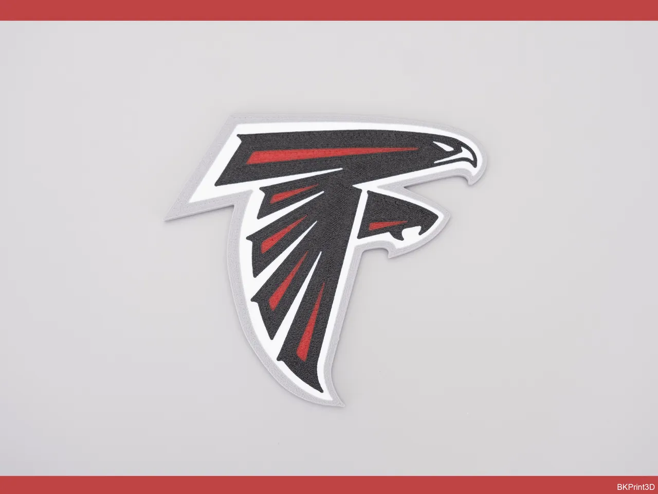 Atlanta Falcons Plaque Multi-Color by bogdan34000, Download free STL model