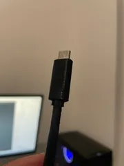 Thunderbolt cable connector shell replacement