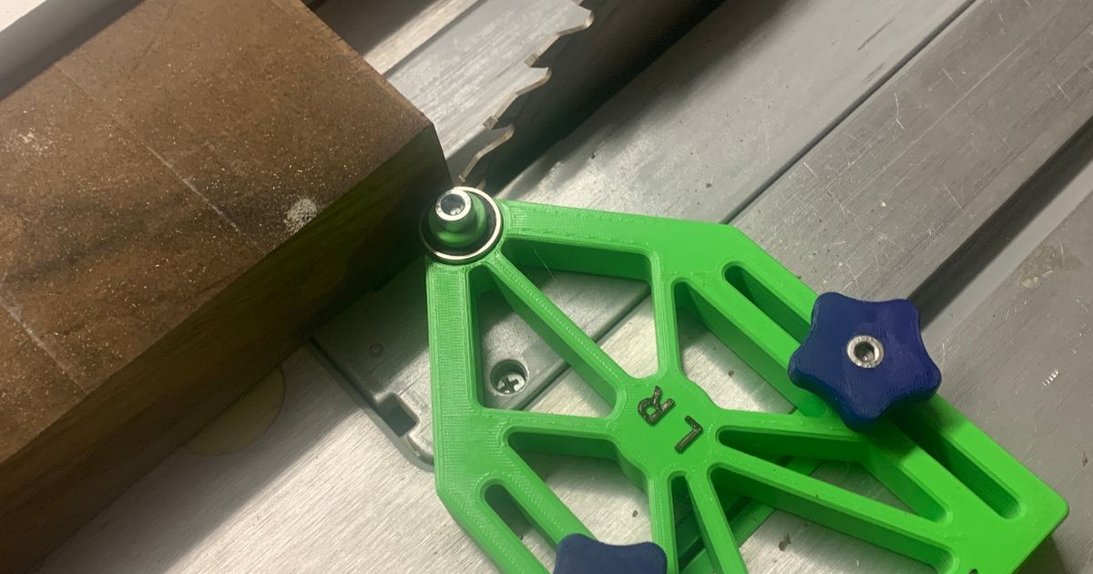 Tablesaw Jig for Small Stripes (OnShape) by Leon.Reijnders Download