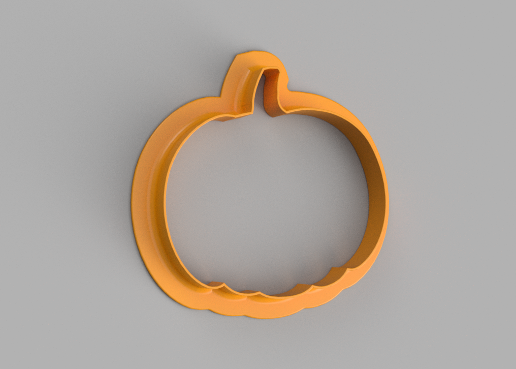 Pumpkin Cookie Cutter Template