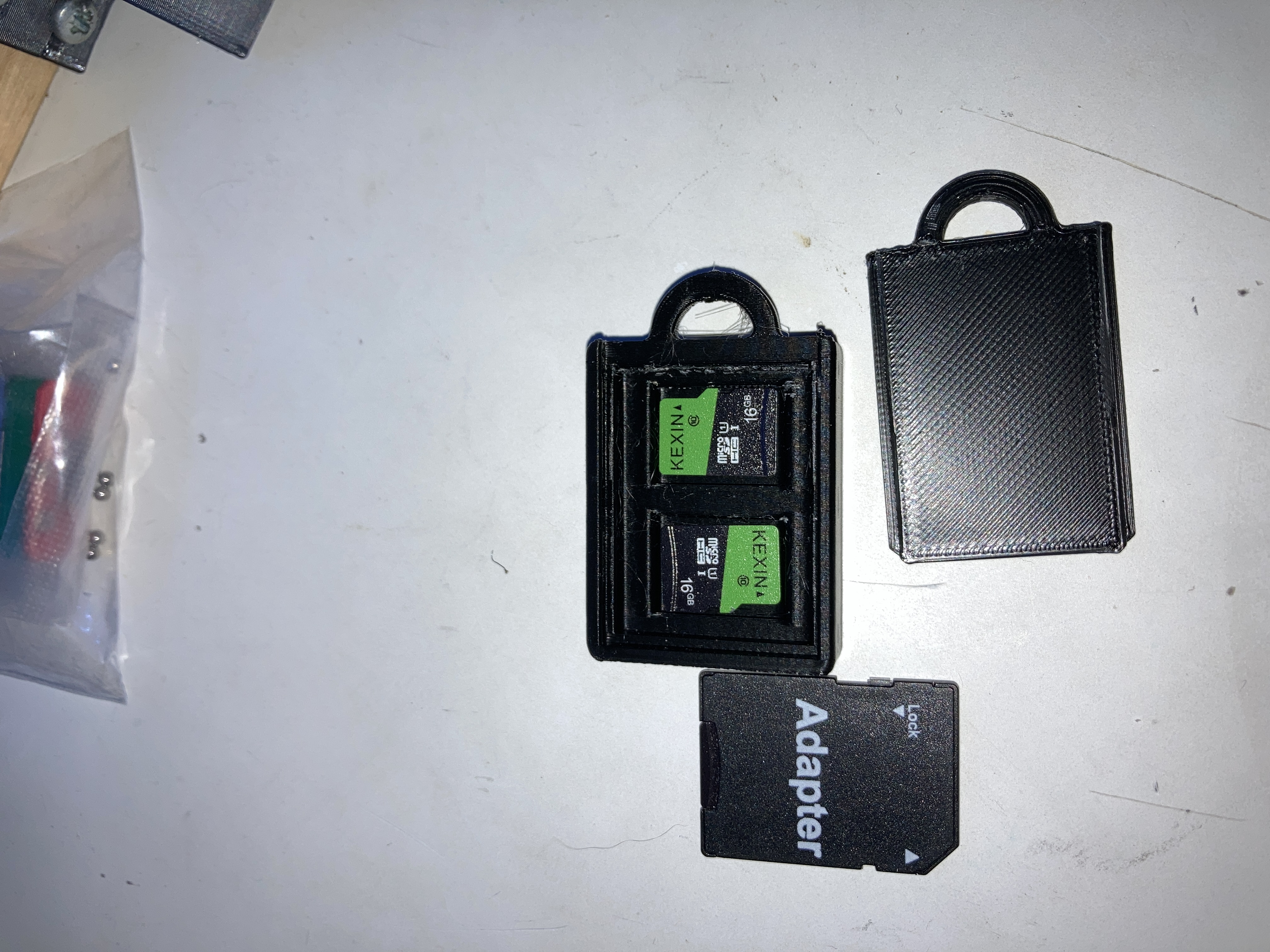 SD Karte mit Micro SD SChlüsselanhänger