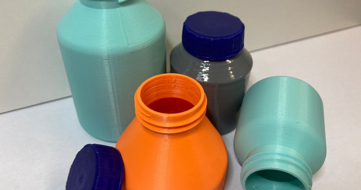 Parametric bottle (using the top of a PET bottle) by Adam Download