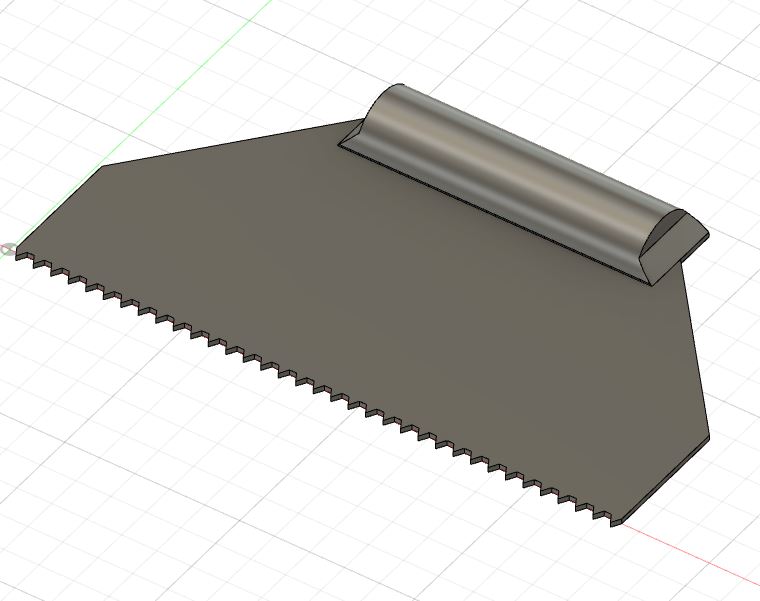 Kleberspachtel B2 Zahnung Spatula/scraper