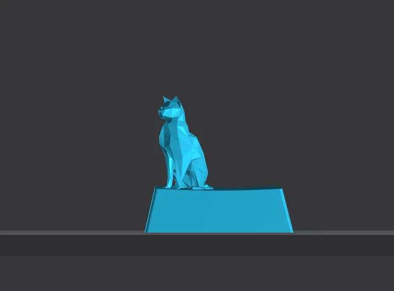 keycaps with low poly cat by Vinh Lê Quang | Download free STL model ...