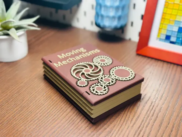Moving Mechanisms – Fully 3D-Printed Mechanical Book
