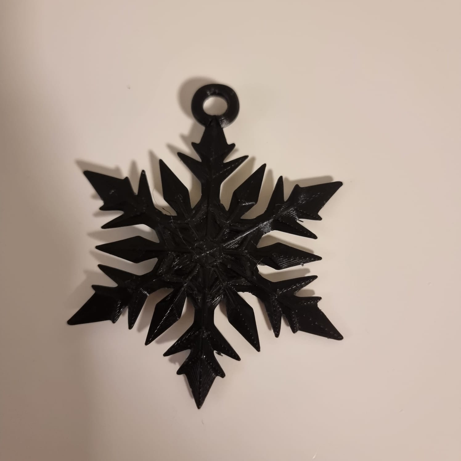 Christmas tree ornament snowflake
