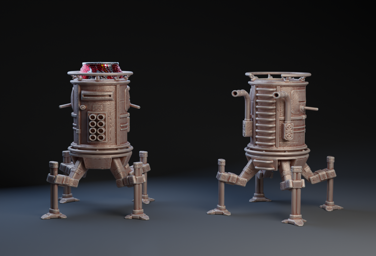 Steam Punk Battle Droid Koozie