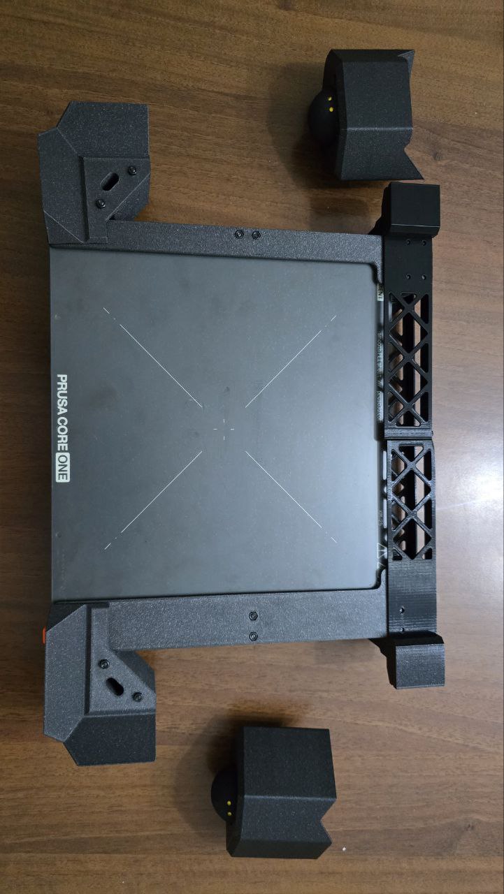 Crushed legs with expandable support for multiple steel sheets for Core One — thumbnail 6