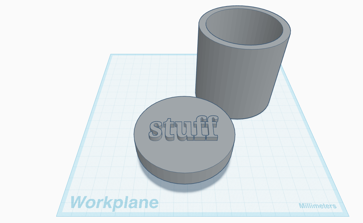 stuff jar the bottom of lid must be glued on . sorry
