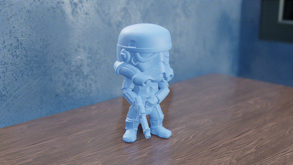 Miniatura 3 do modelo 3D Chibi Deathtrooper