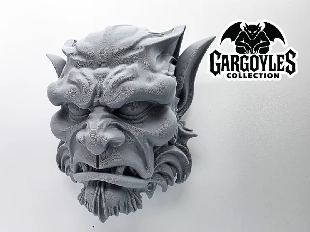 Scowling Gargoyle Face - Wall Mount