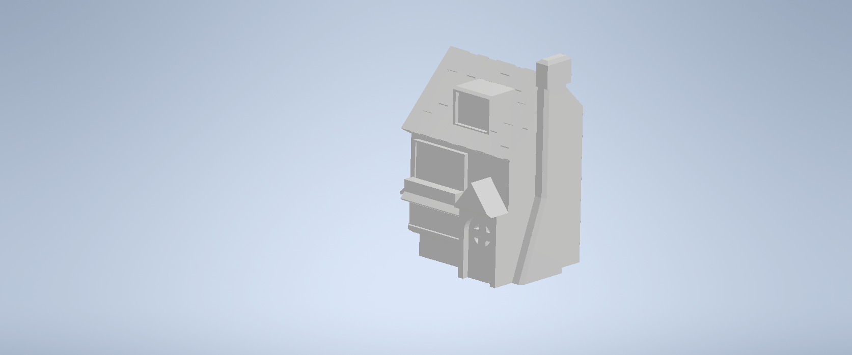 basic low poly house