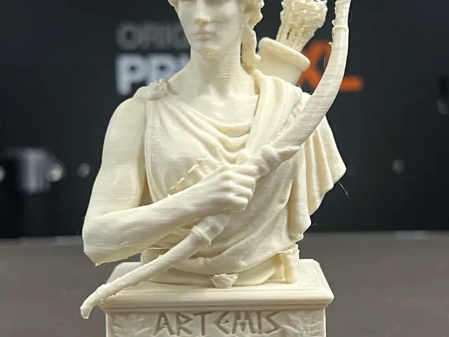 Artemis Bust – Greek Goddess of the Hunt Statue STL