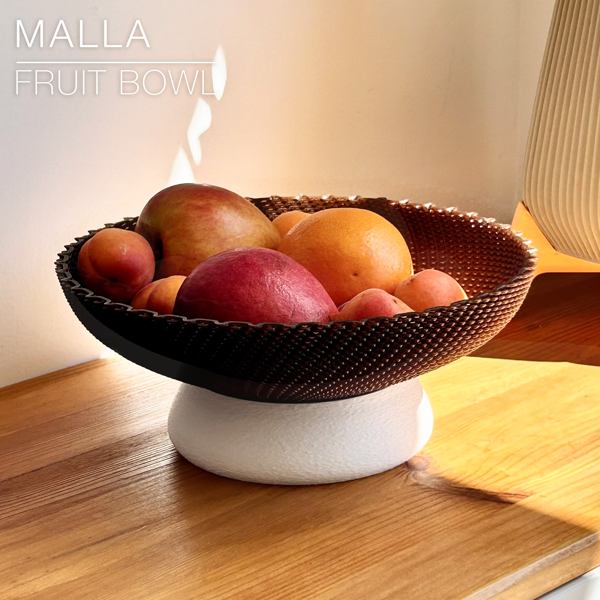 MALLA | woven fruit bowl