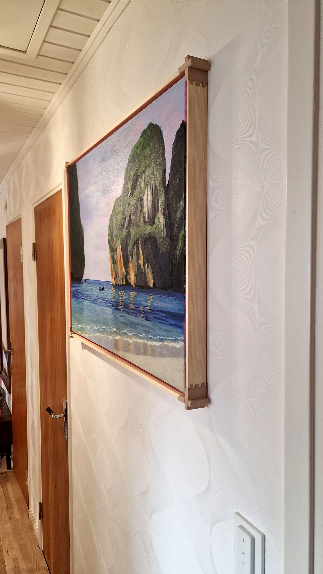 Miniatura 4 do modelo 3D Floating Canvas Frame Brackets - Easy DIY Gallery Frames