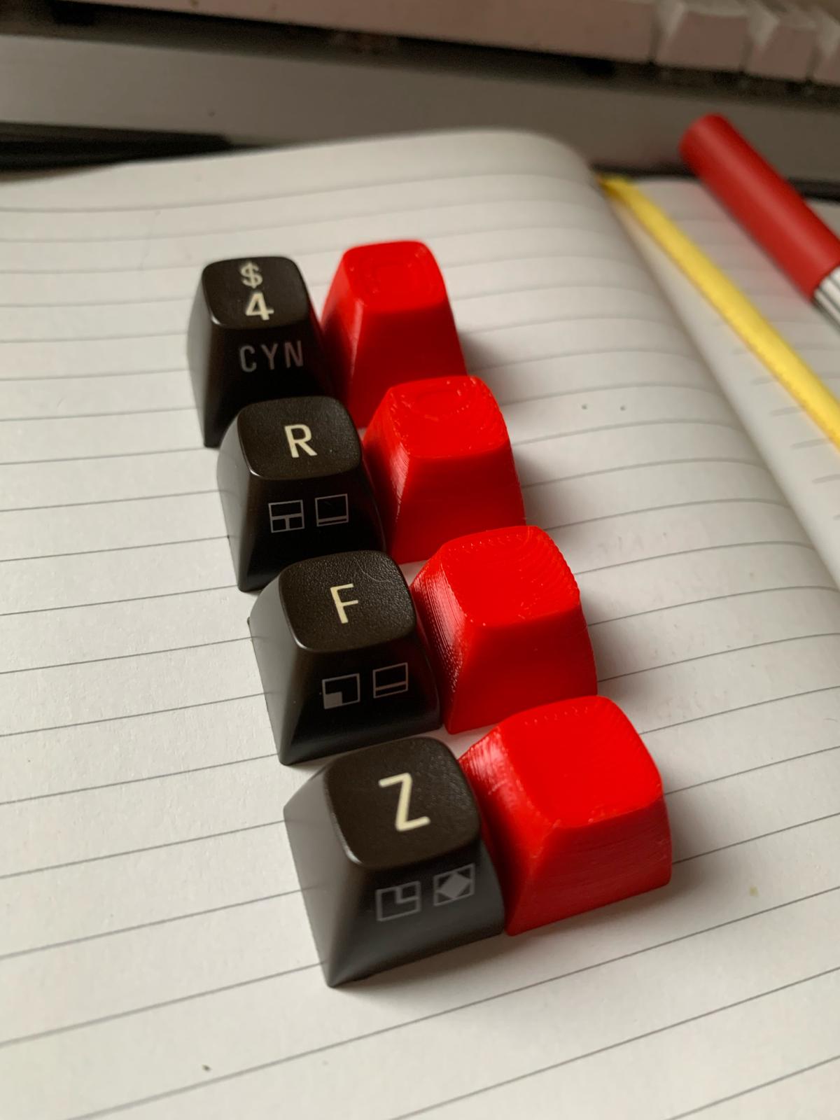 Miniatura 2 do modelo 3D Commodore 64 (C64) - Keycap replacements set
