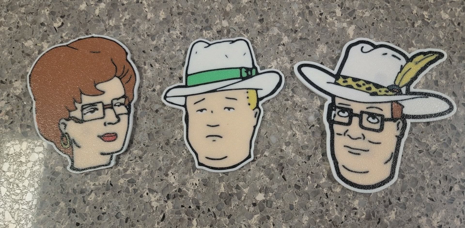 King of the Hill Magnet Set