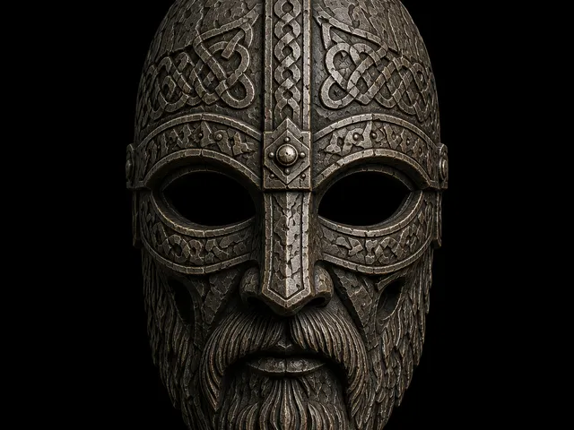 #04 — MÁSCARA DEL JARL VIKINGO EL ROSTRO DEL GUERRERO DEL NORTE