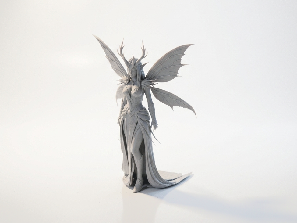 Forest Fairy Fantasy Figurine 3D Printable
