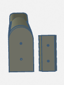 Grenade launcher pistol grip with detachable picatinny rail
