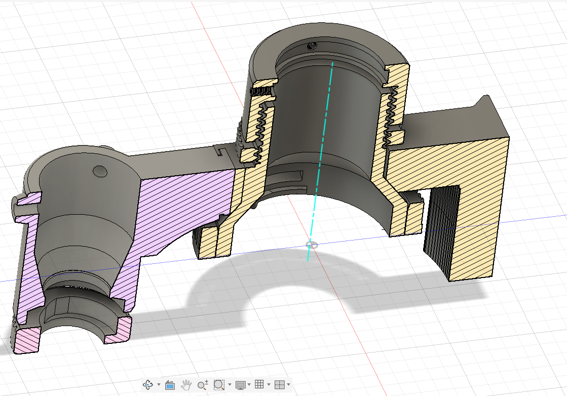 Nikon F mount for eyepiece