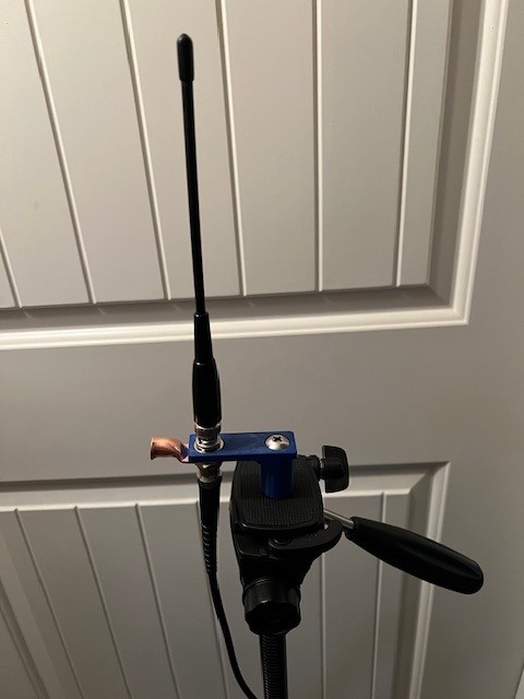 Antenna Mount for Camera Tripods - BNC