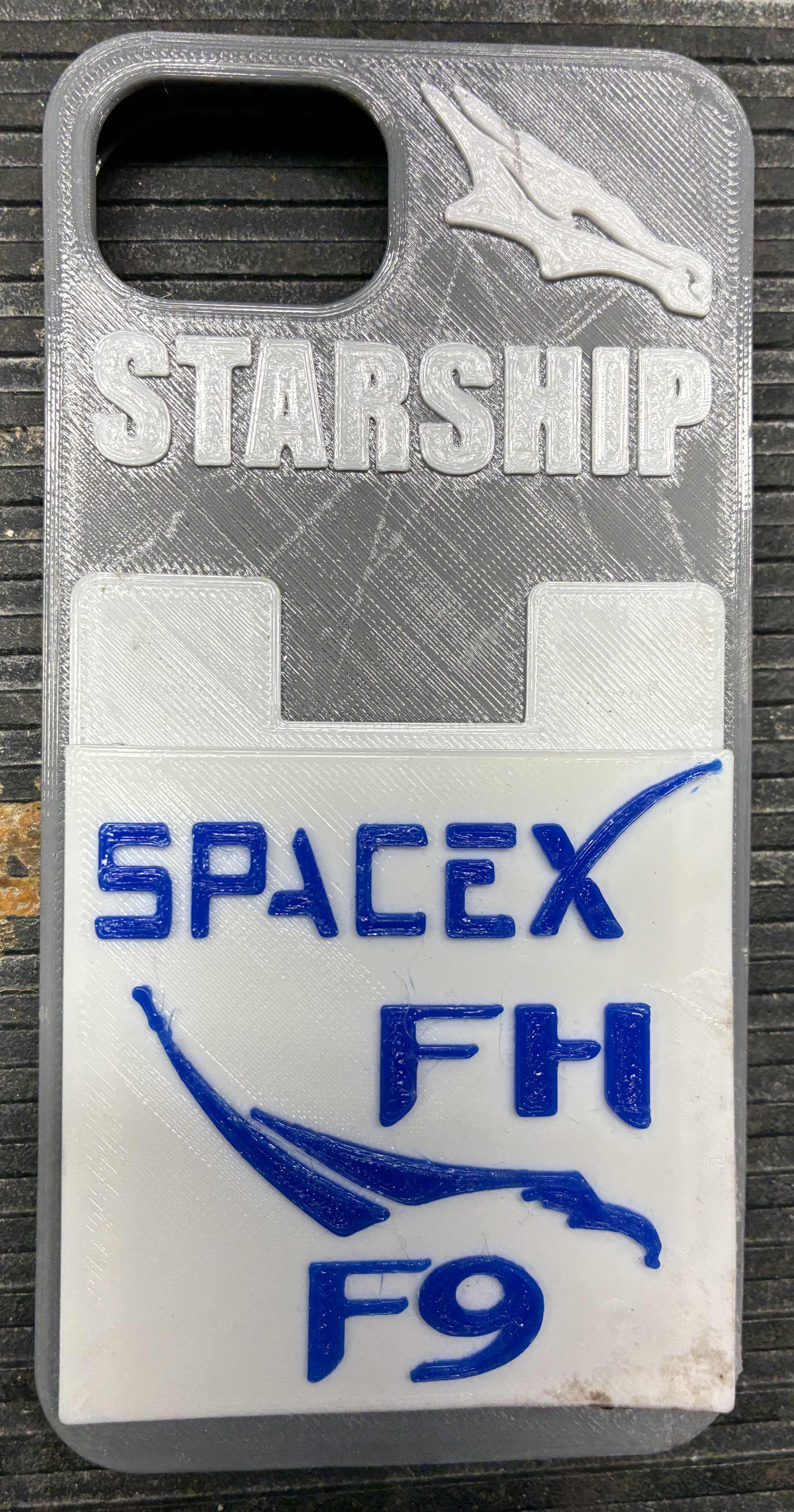 SpaceX iPhone 16e Case with 3 Card Holder