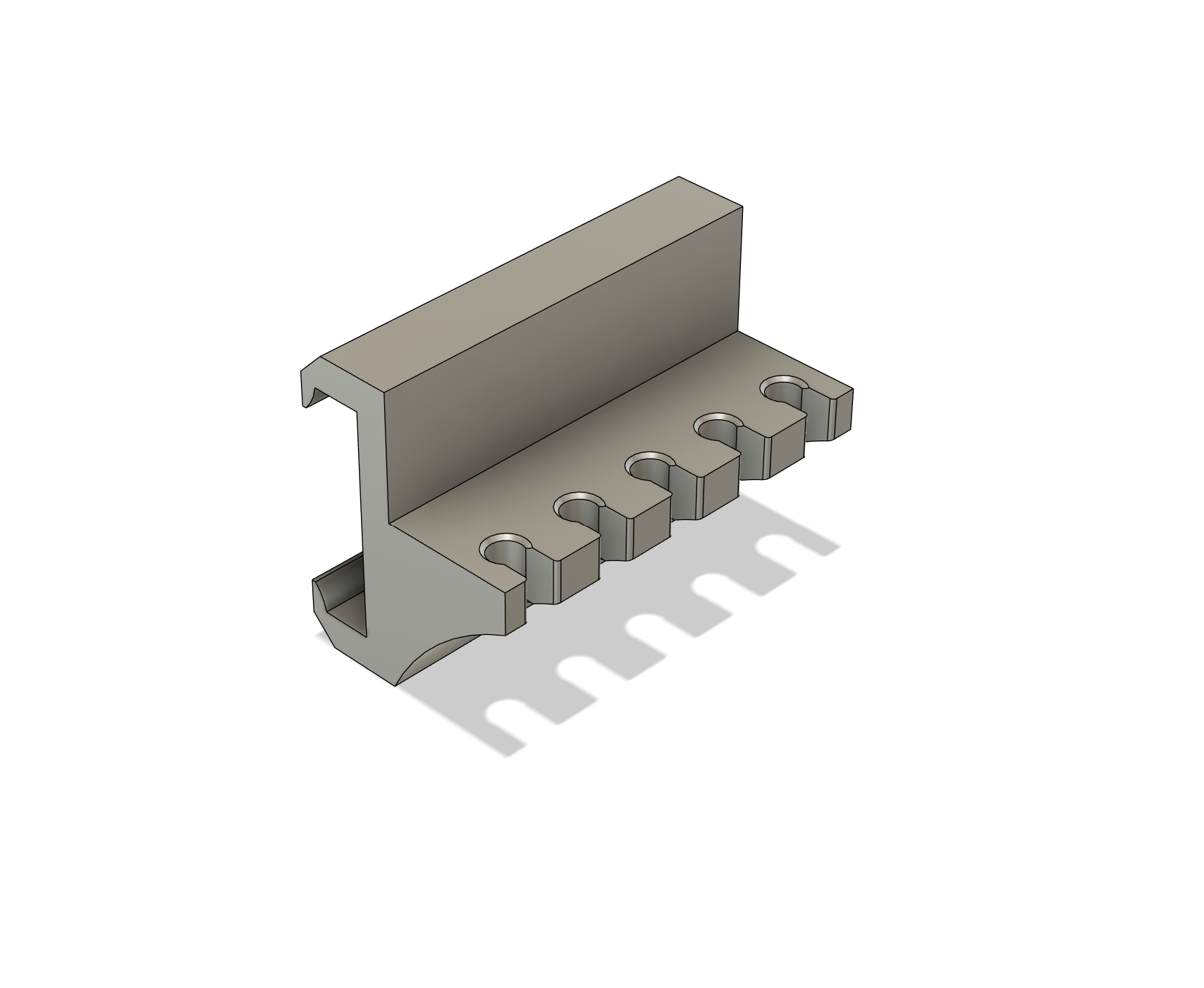 PTFE Holder for Lowes Chrome Shelf