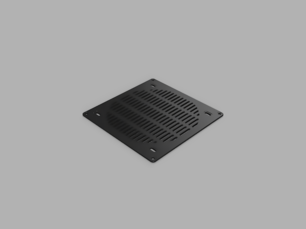 PC/Server 120mm Fan Shroud Cutout Adapter