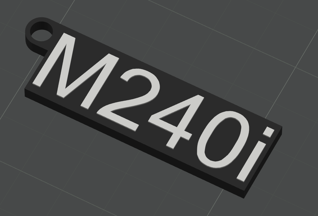 BMW M240i Keychain