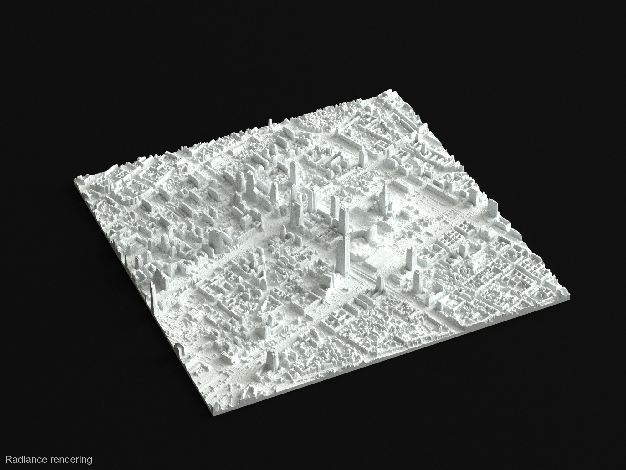 Warsaw from Lidar