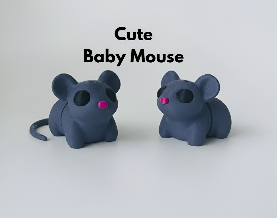 Cute Articulated Baby Mouse Mini