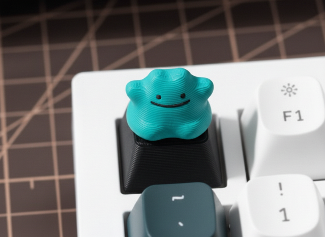 Ditto Pokemon Keyboard Keycap MX