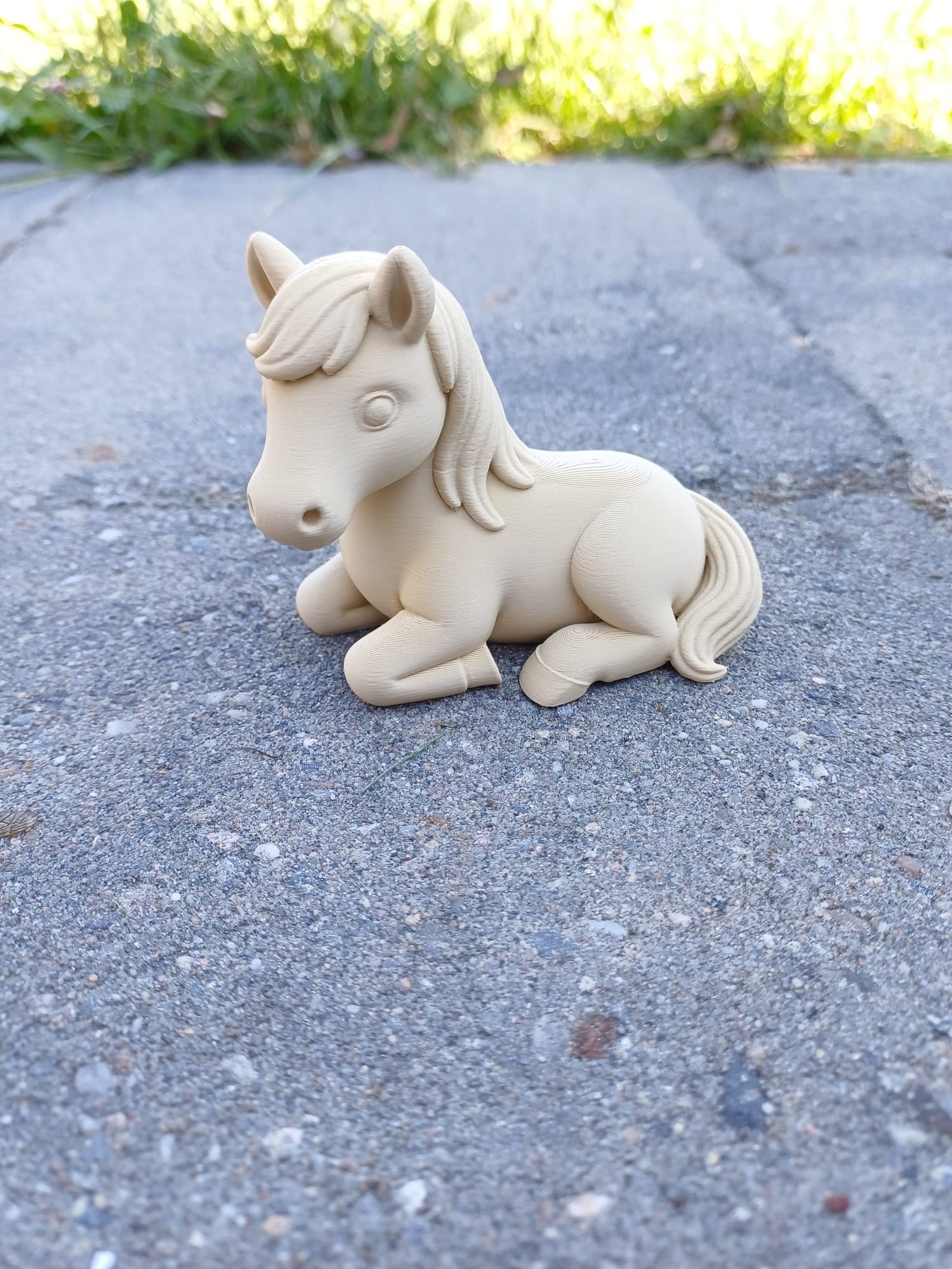 Relaxed Horse Figurine