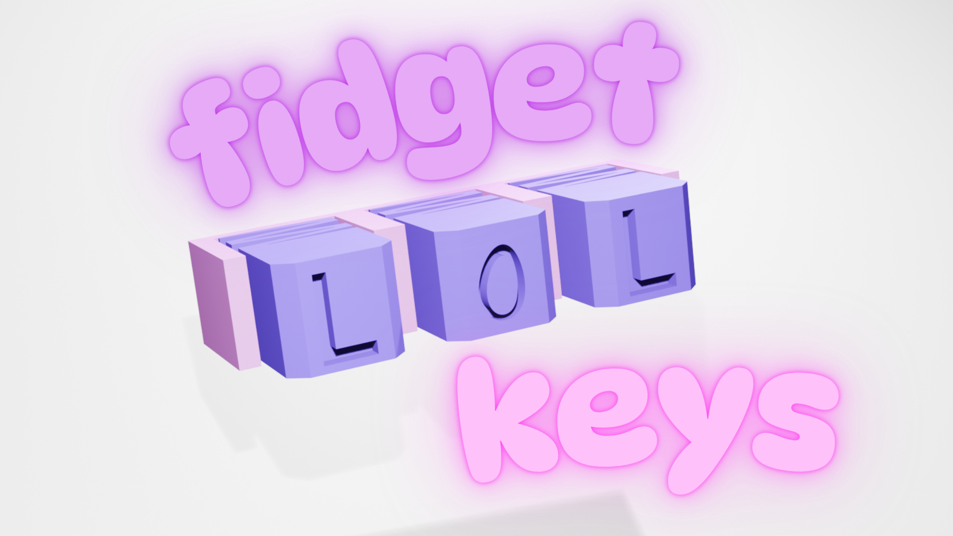 Fidget Keys -3D Printed - Super Fun