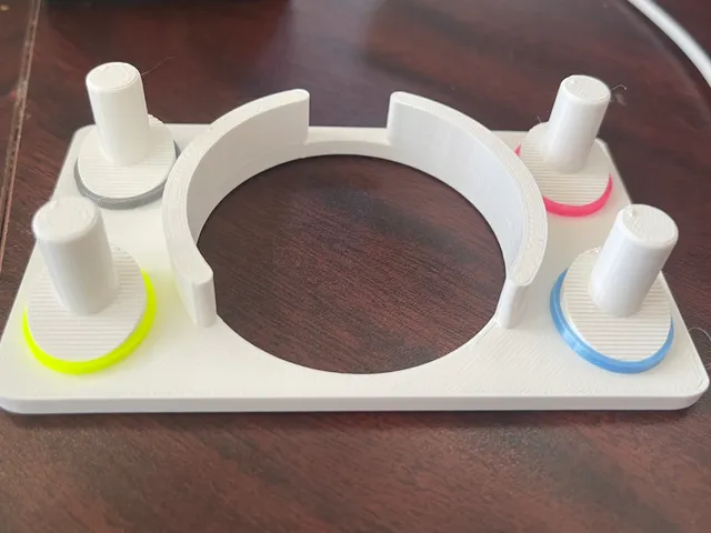 Oral-B iO stand holder for 4 heads with color rings