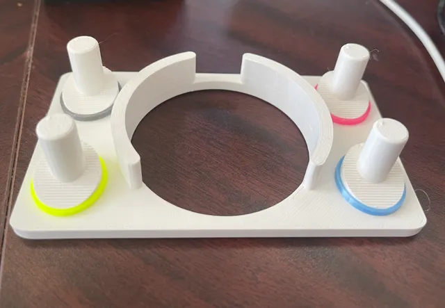 Oral-B iO stand holder for 4 heads with color rings