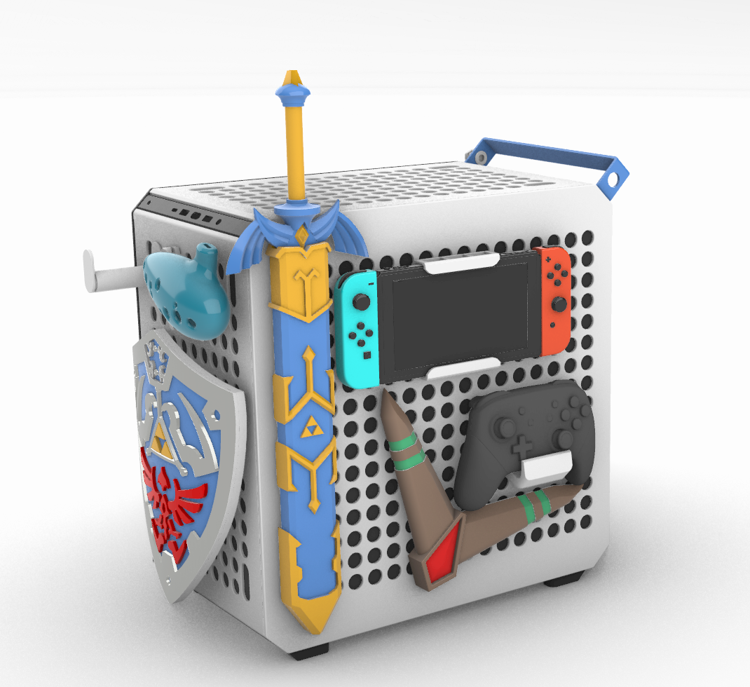 Support Nintendo Switch Cooler Master by FrogTuch | Download free STL ...