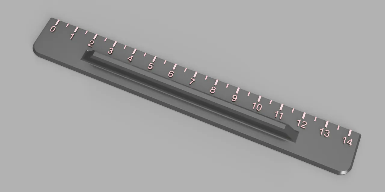 15 cm/6 in Ruler (Metric & Imperial) by ShyavanS