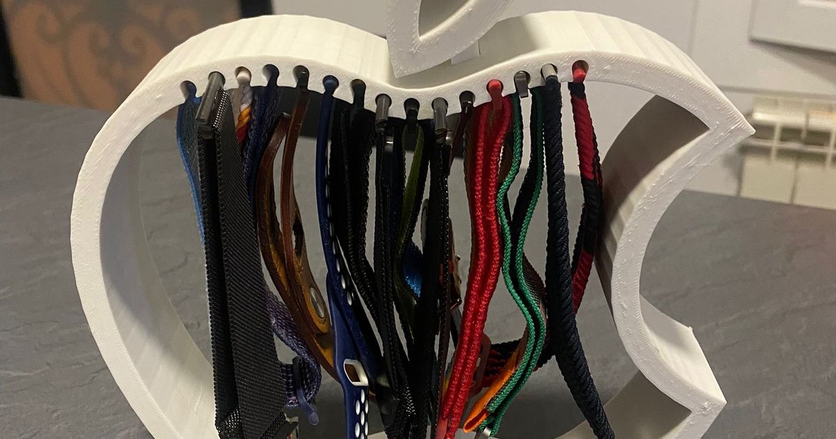 Apple Watch Band Holder by Limitix by Cesar Pacheco Download free STL