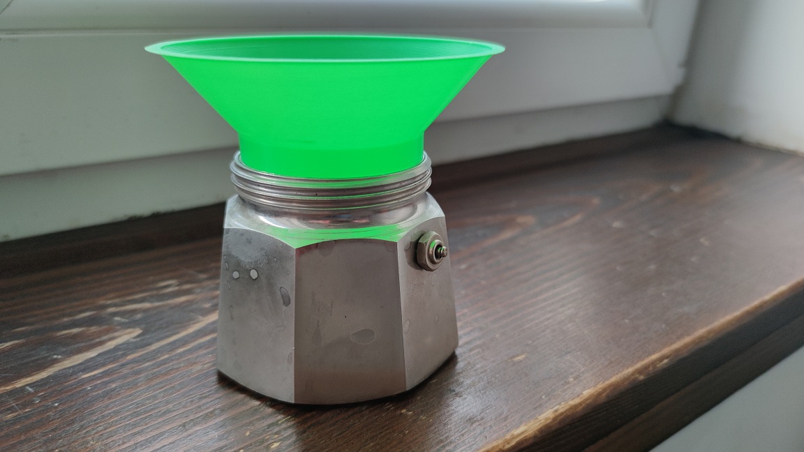 MOKA COFFEE FUNNEL 3 CUP MODEL 55mm - FAST PRINT