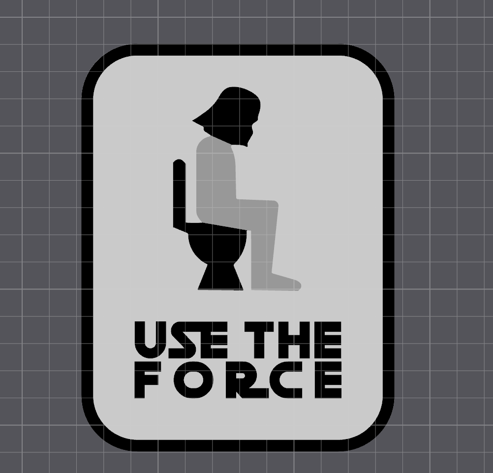 Star Wars toilet sign flat AMS remix by TheBigZwiebula Download free