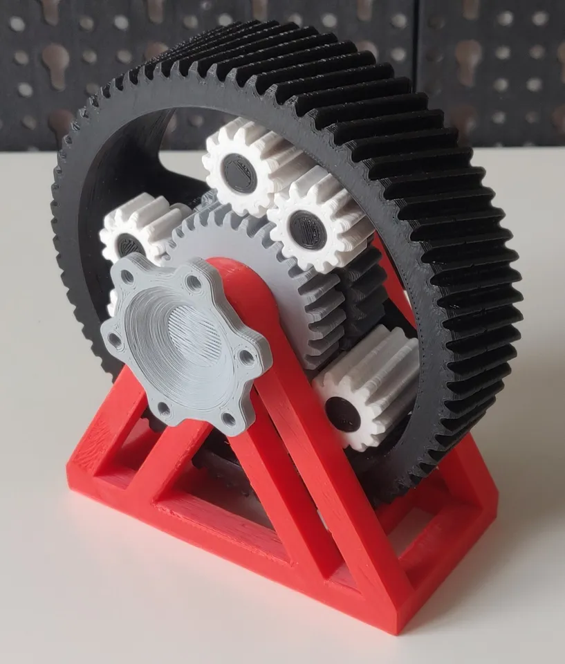 Spur Gear Differential by CNCGrissemann, Download free STL model