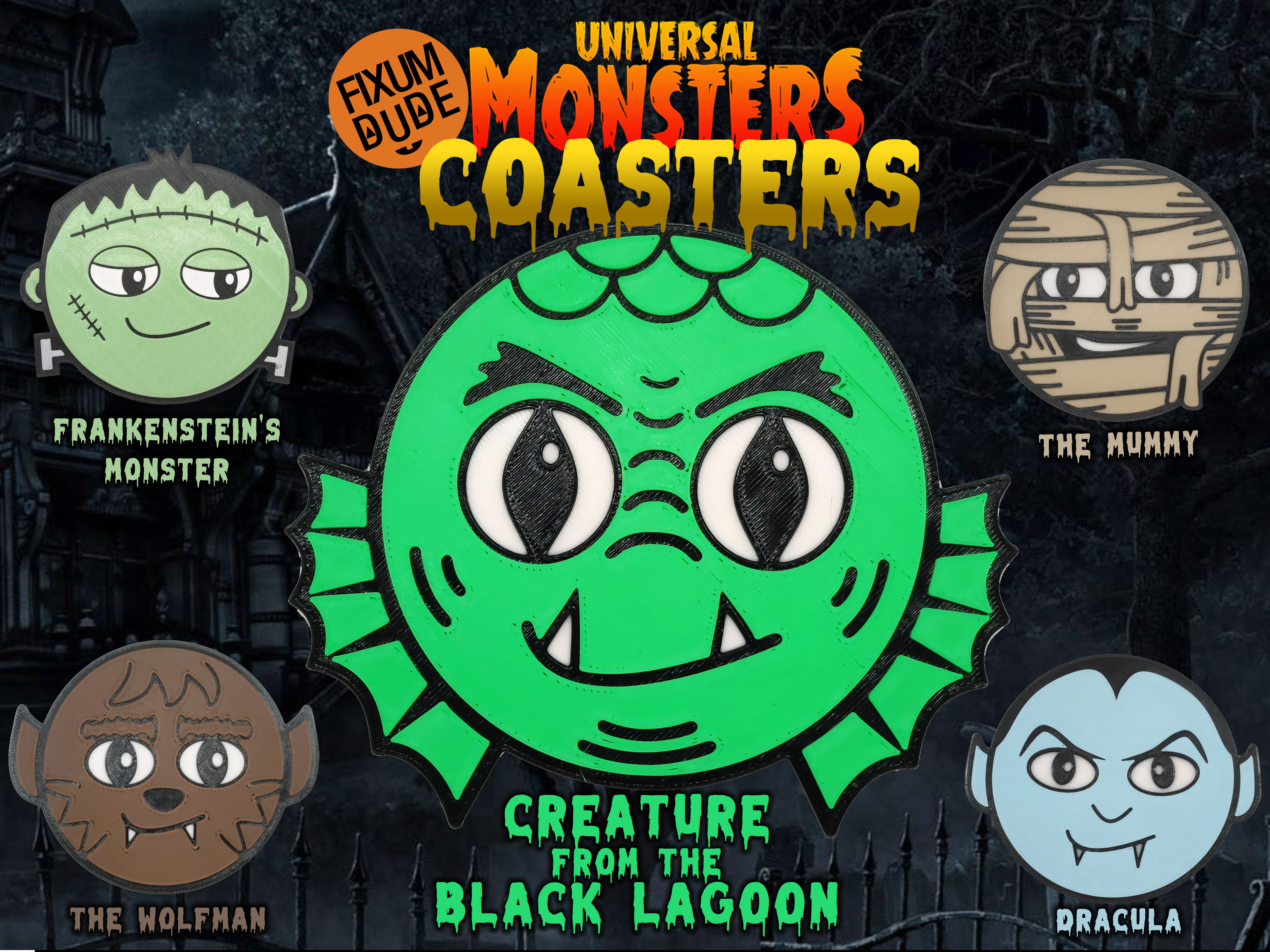 Universal Monster Coasters - Creature from the Black Lagoon