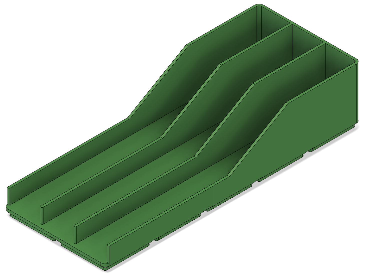 Gridfinity Wide Pliers Holder, Closed End