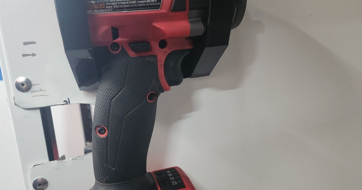 Milwaukee M18 3/8" Drive Impact Wrench Secured Holder by Daryl C