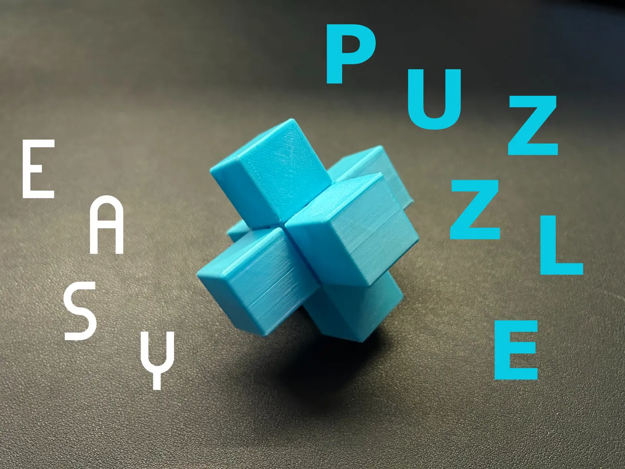 Easy 3D Puzzle by MaroDavide, Download free STL model