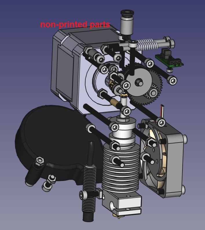 MK3NX extruder — miniatura 2
